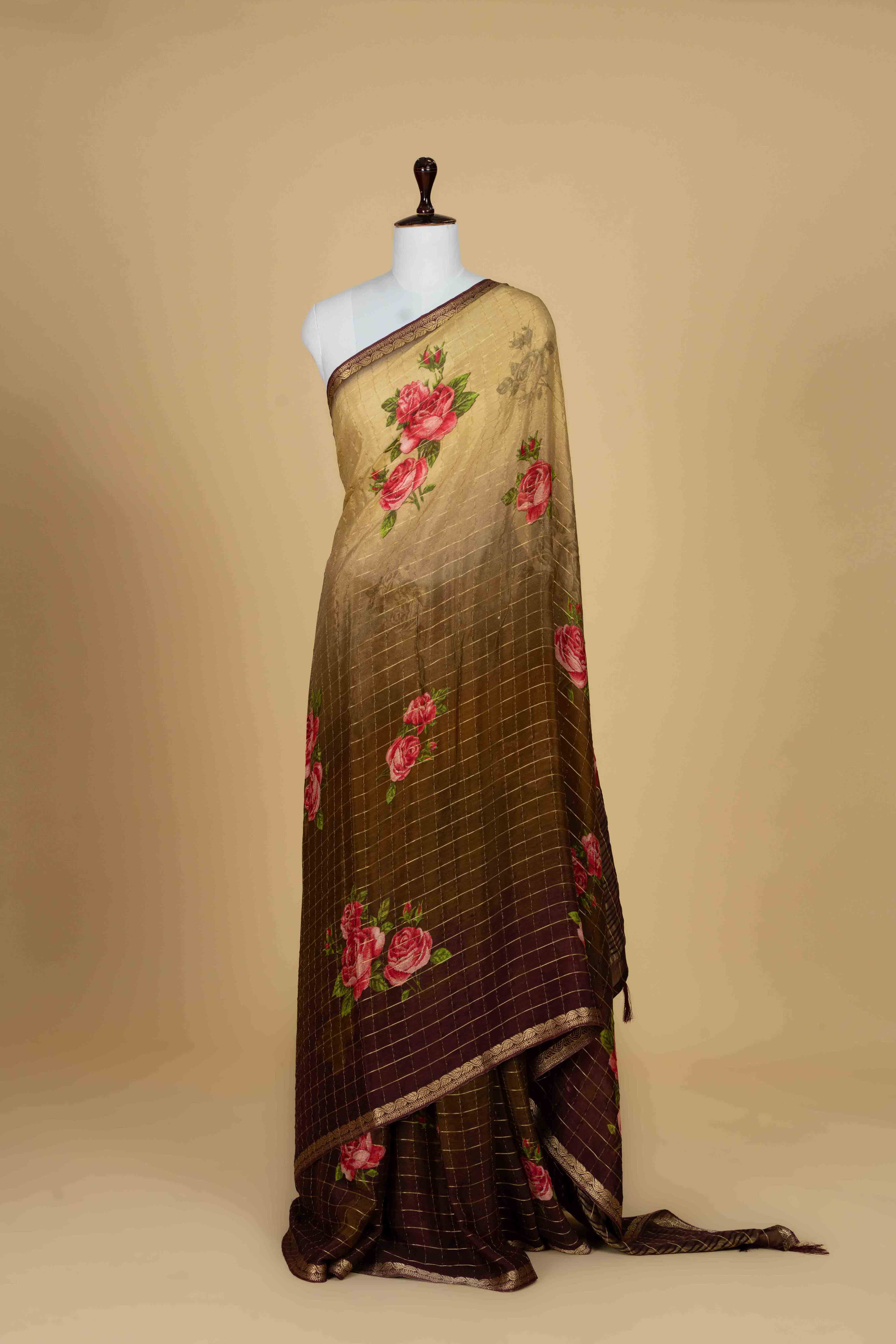 Shaded saree