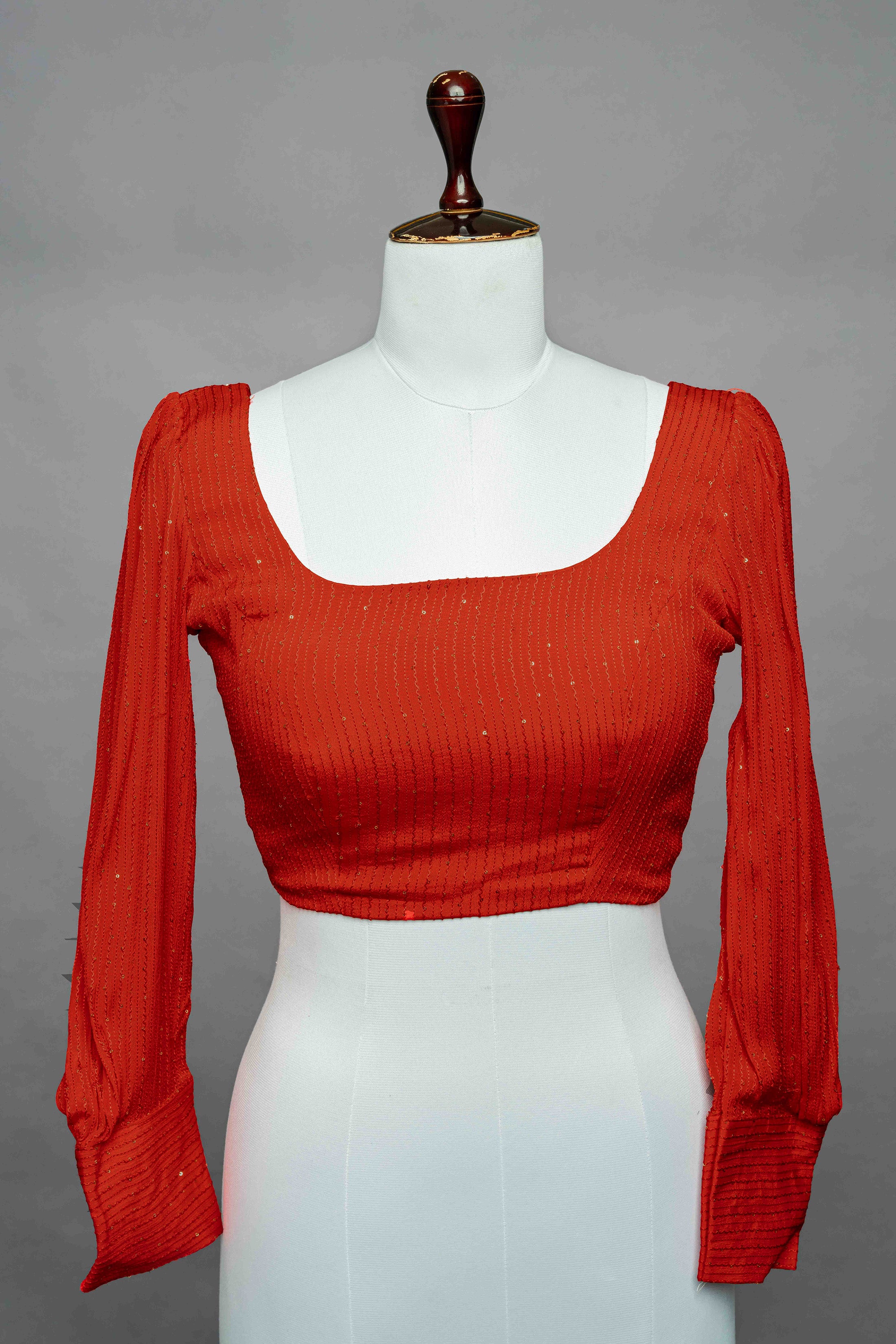 Fiery glam blouse