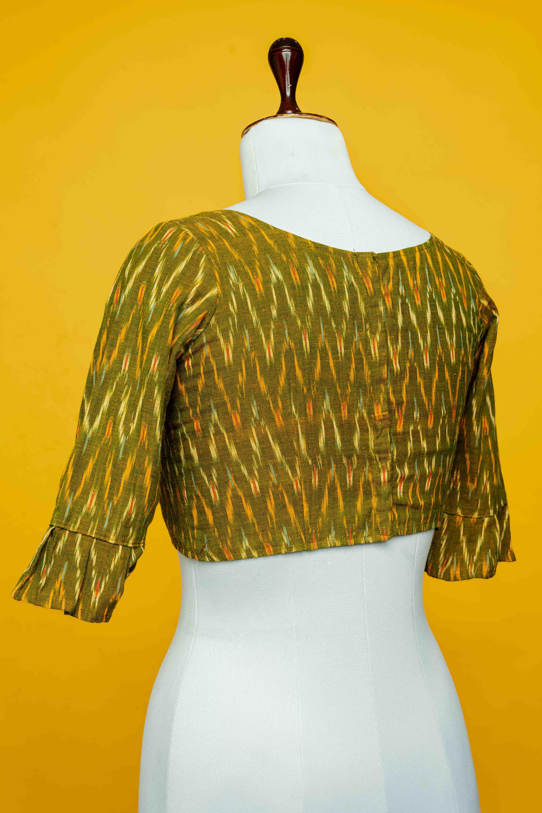 Green Cotton classic blouse