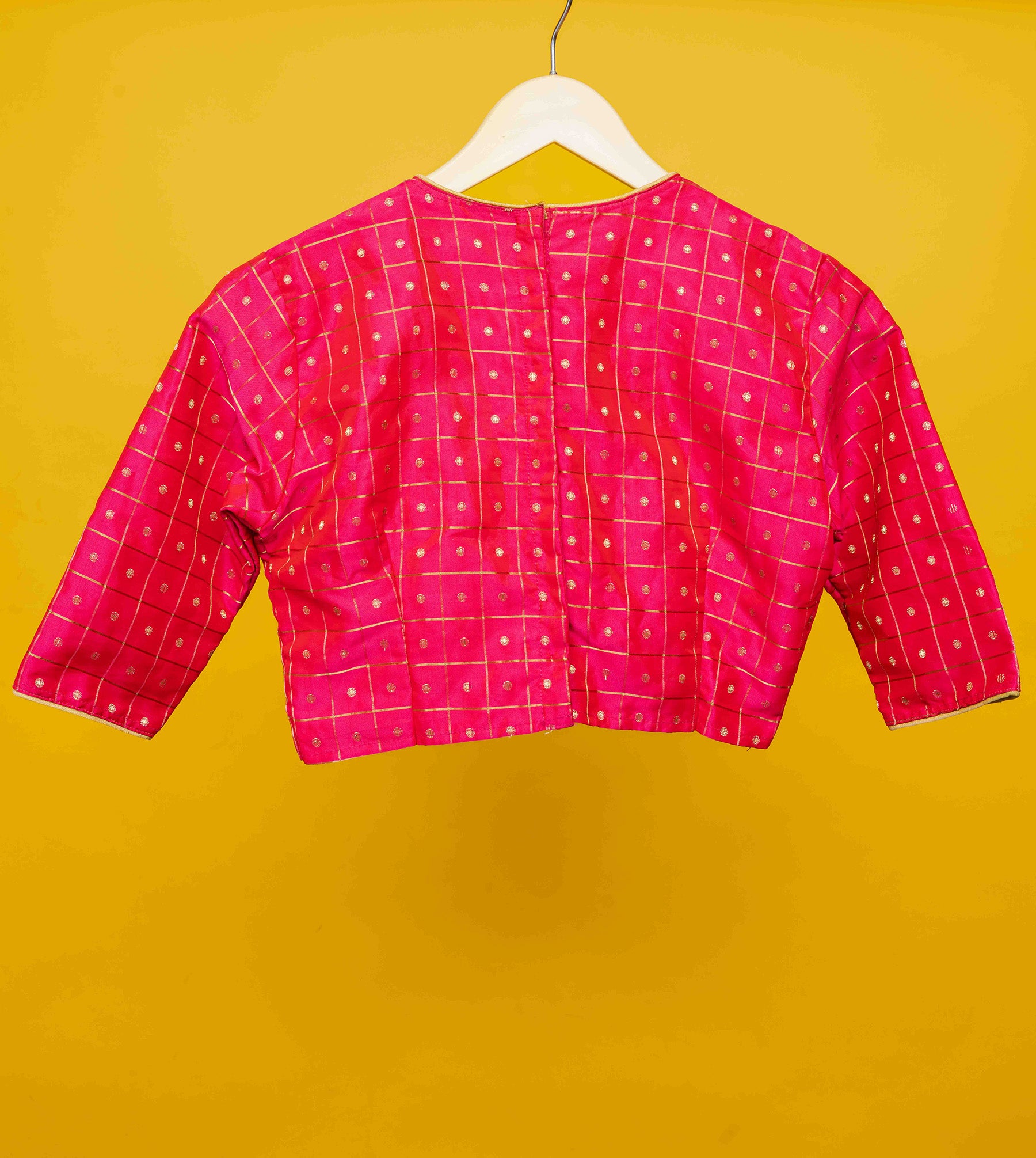 Blushing Checks Charm blouse
