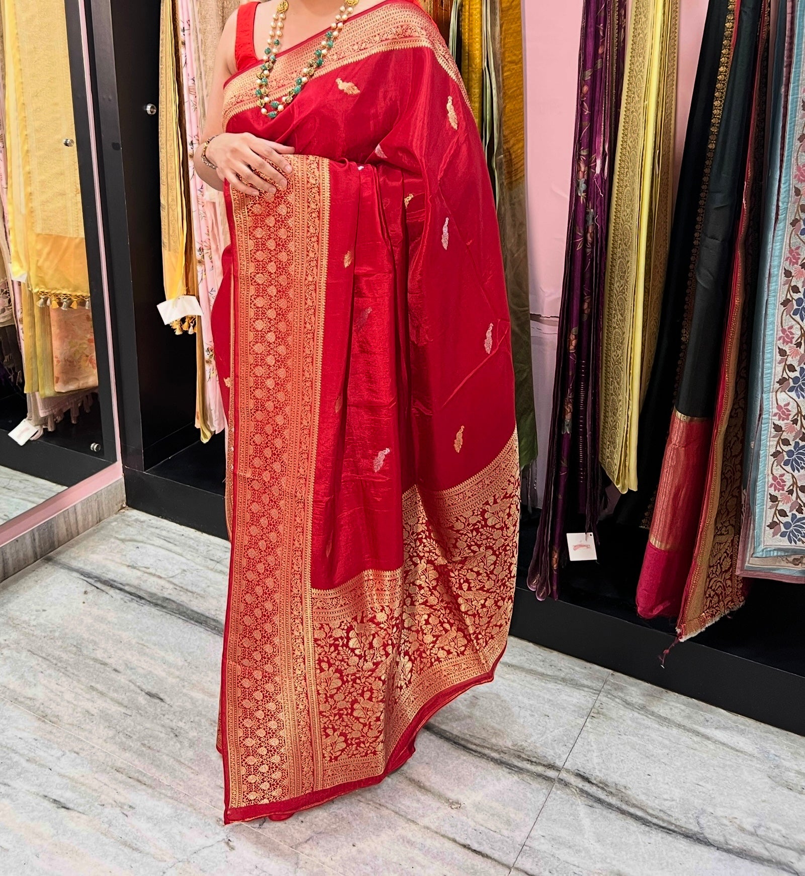 Red Saree