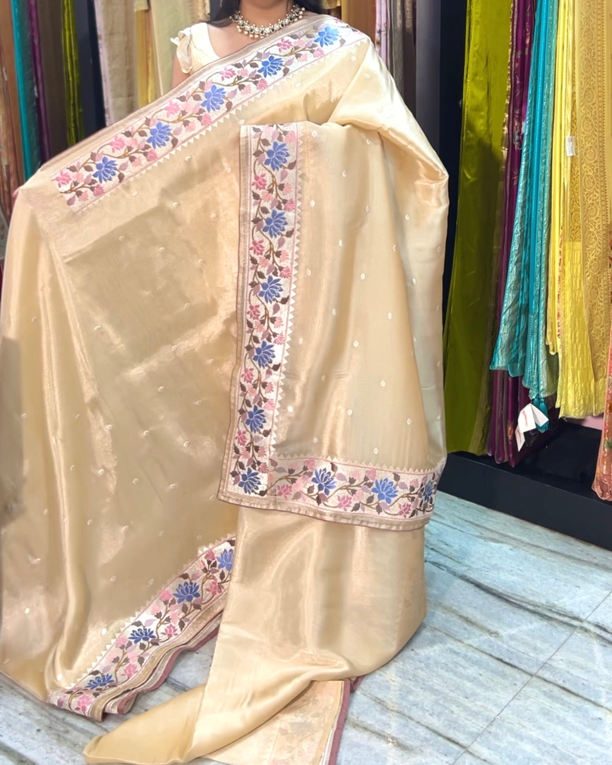 Gold Tissue organza