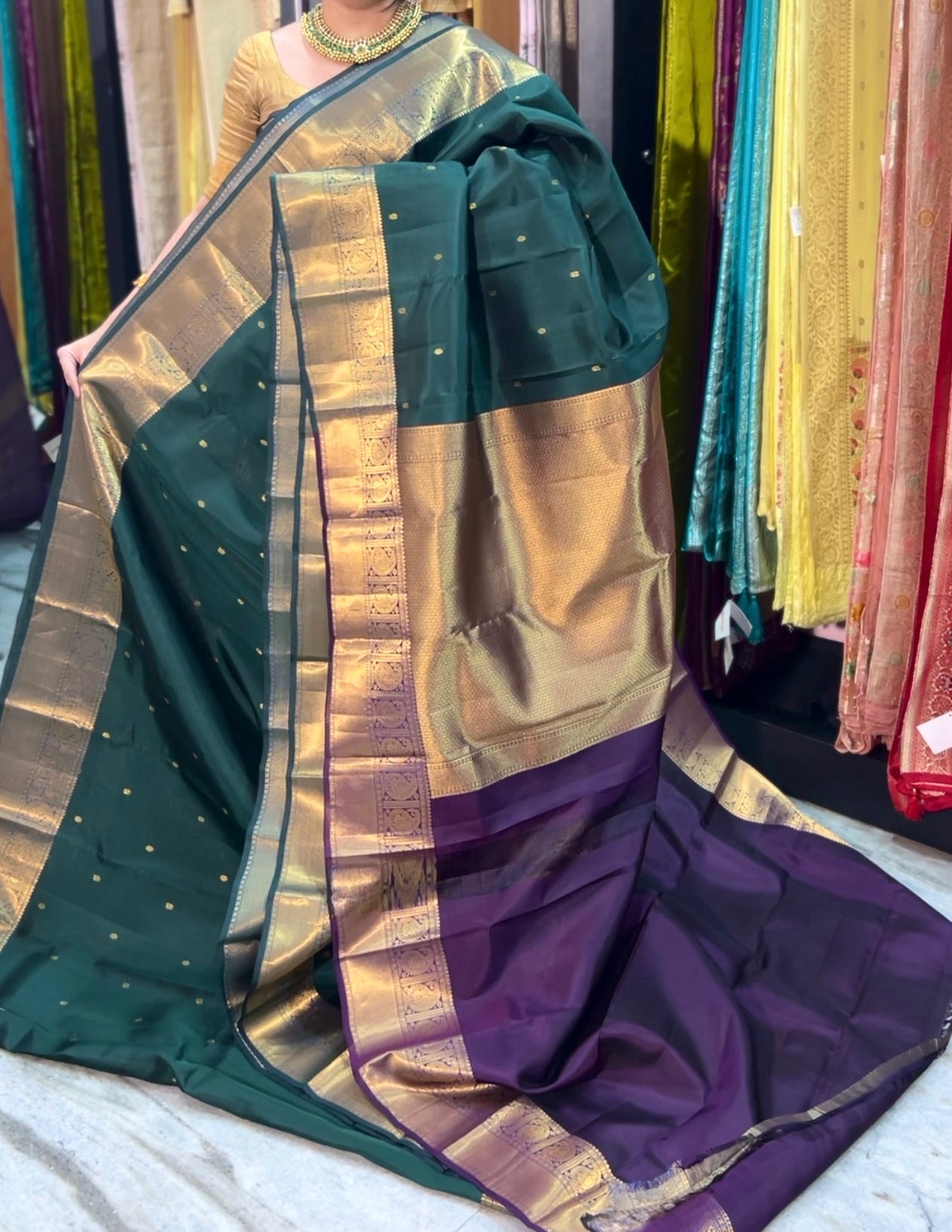Green Kanchi Pattu