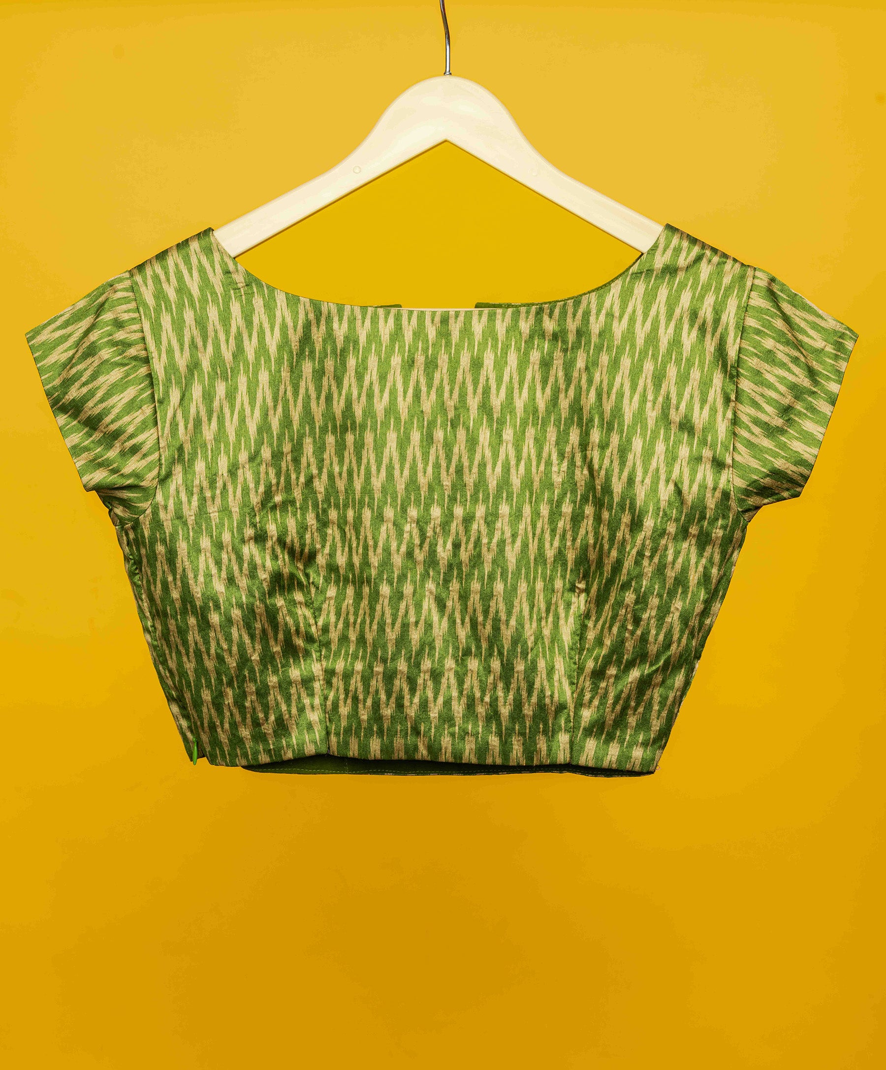 Verdant Zizgzag Chic blouse